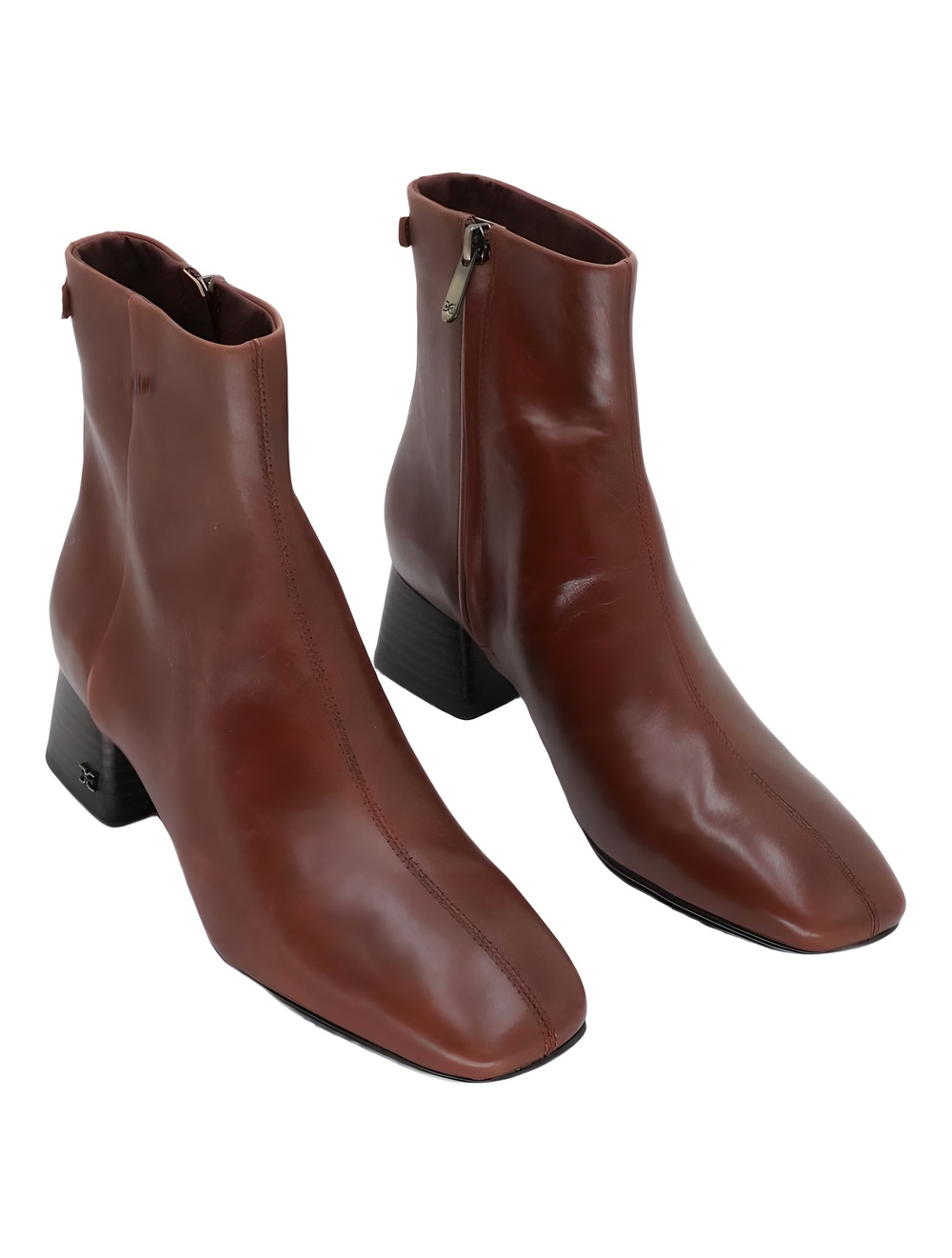 Sam Edelman Womens Paige Dress Booties Rich Copper Brown Size 6.5M